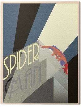 Canvas-taulu Marvel - Spider-Man Building