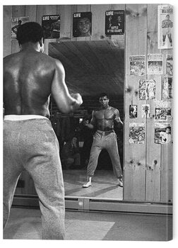 Canvas-taulu Muhammad Ali - Mirror