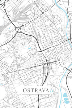Canvas-taulu Ostrava white