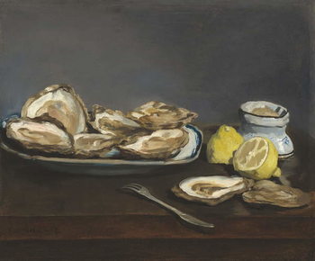Canvas-taulu Oysters, 1862