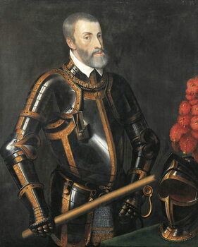 Canvas-taulu Portrait of Charles V of Hasburg