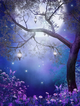 Canvas-taulu Purple meadow