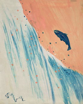 Canvas-taulu Salmon Leap