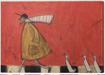 Canvas-taulu Sam Toft - Crossing with Ducks