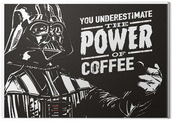 Canvas-taulu Star Wars - The Power Of Coffee