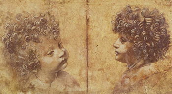 Canvas-taulu Study of a child's head