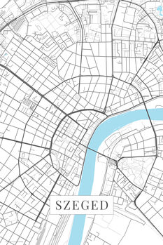 Canvas-taulu Szeged white