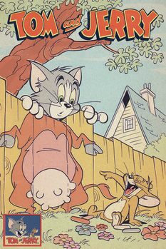 Canvas-taulu Tom & Jerry - Comics Cover