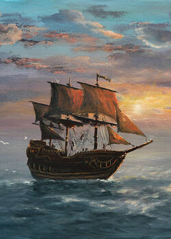 Canvas-taulu under sail