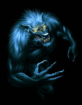 Canvas-taulu Werewolf