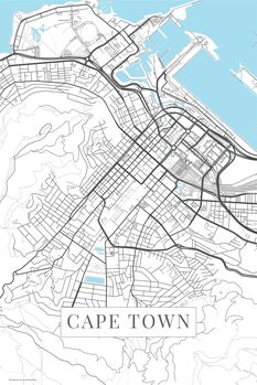 Autocolante Cape Town white