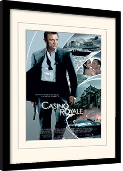 Poster emoldurado Casino Royale