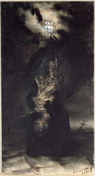Принти на полотні Casquets Lighthouse, 1866