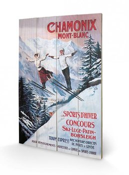 Ξύλινη τέχνη Chamonix Mont-Blanc