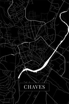 Принти на полотні Chaves black