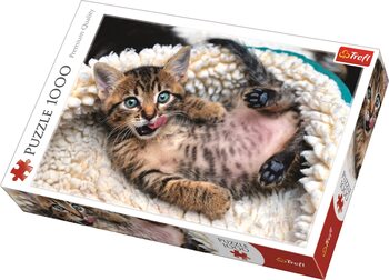 Puzzle Cheerful Kitten