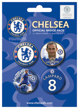 Σετ κονκάρδες CHELSEA - Lampard