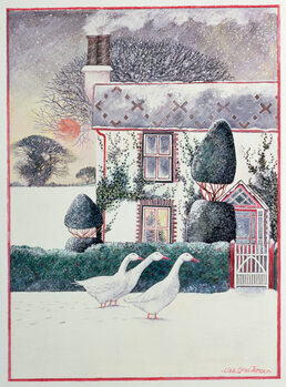 Принти на полотні Christmas Cottage, 1985