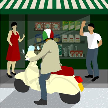 Slika na platnu Ciao