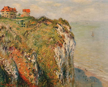 Принти на полотні Cliff at Dieppe, 1882