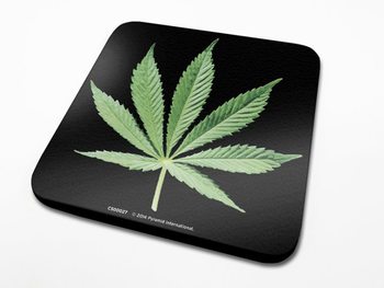 Coaster Cannabis Leaf