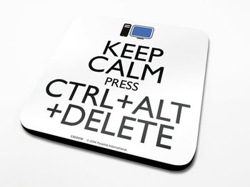 Coaster Keep Calm Alt Delete