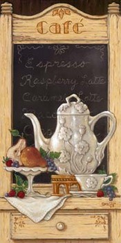 Art Print Coffee and Fruit II