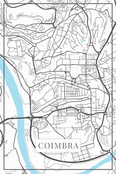 Принти на полотні Coimbra white