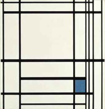 Принти на полотні Composition in Lines and Colour: III