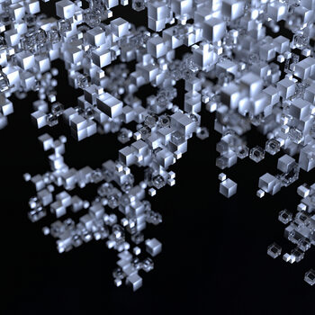Принти на полотні Cubic Crystals,  c.2015-2025