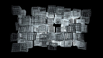 Принти на полотні Cubic Grid-like Composition, c.2015-2025