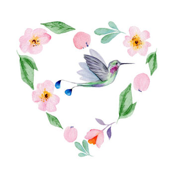 Μπλουζάκι Cute watercolor hand drawn frames from
