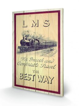 Ξύλινη τέχνη Dampflokomotive - LMS
