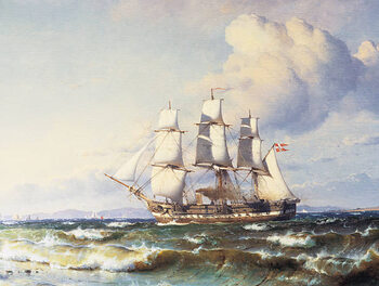 Quadro em tela Danish Ship