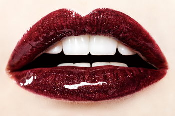 Γυάλινη τέχνη Dark Red Lips - Passion