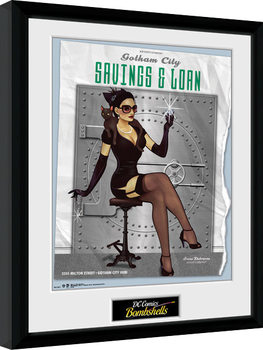 Κορνιζαρισμένη αφίσα DC Comics - Catwoman Bombshells