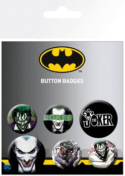 Σετ κονκάρδες DC Comics - Joker