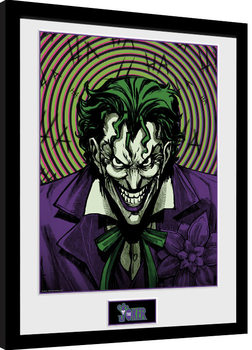 Framed Poster DC Comics - Joker Insane