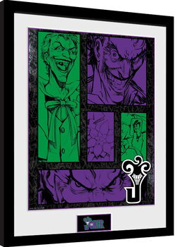 Framed Poster DC Comics - Joker Panels