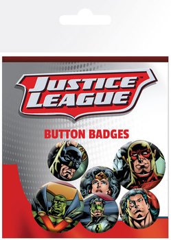 Σετ κονκάρδες DC Comics - Justice League - League