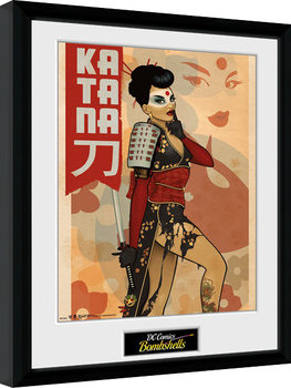 Framed Poster DC Comics - Katana Bombshells