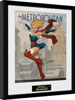 Framed Poster DC Comics - Supergirl Bombshells
