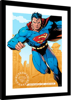 Uokvirjen plakat DC Comics - Superman