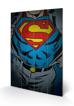 Ξύλινη τέχνη DC Comics - Superman Torso