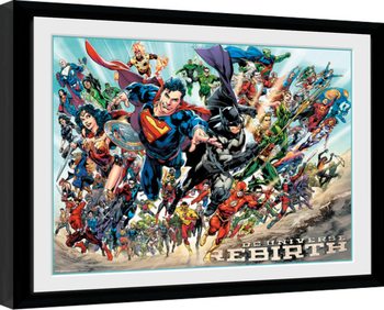 Uokvirjen plakat DC Universe - Rebirth