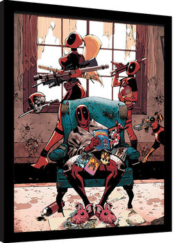 Framed poster Deadpool - Family