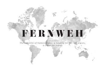 Papel de parede A crave for travel world map