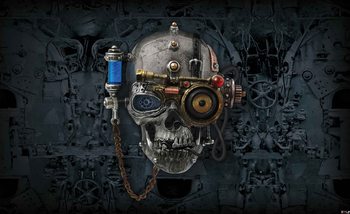Papel de parede Alchemy  Art Necronaut Skull