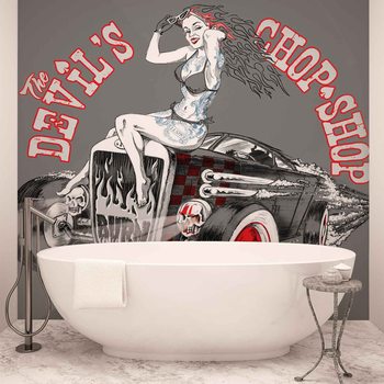 Papel de parede Alchemy Hot Rod Devil Car