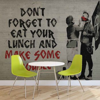 Papel de parede Banksy Graffiti